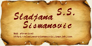 Slađana Šišmanović vizit kartica